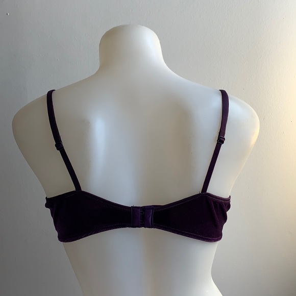 Fuzzy Purple Bra - Picture 2 of 6
